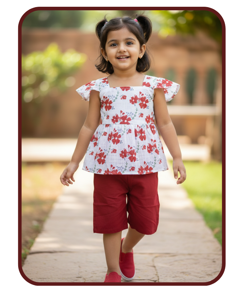 GIRLS – CO-ORD SETS (TOP & SHORTS)