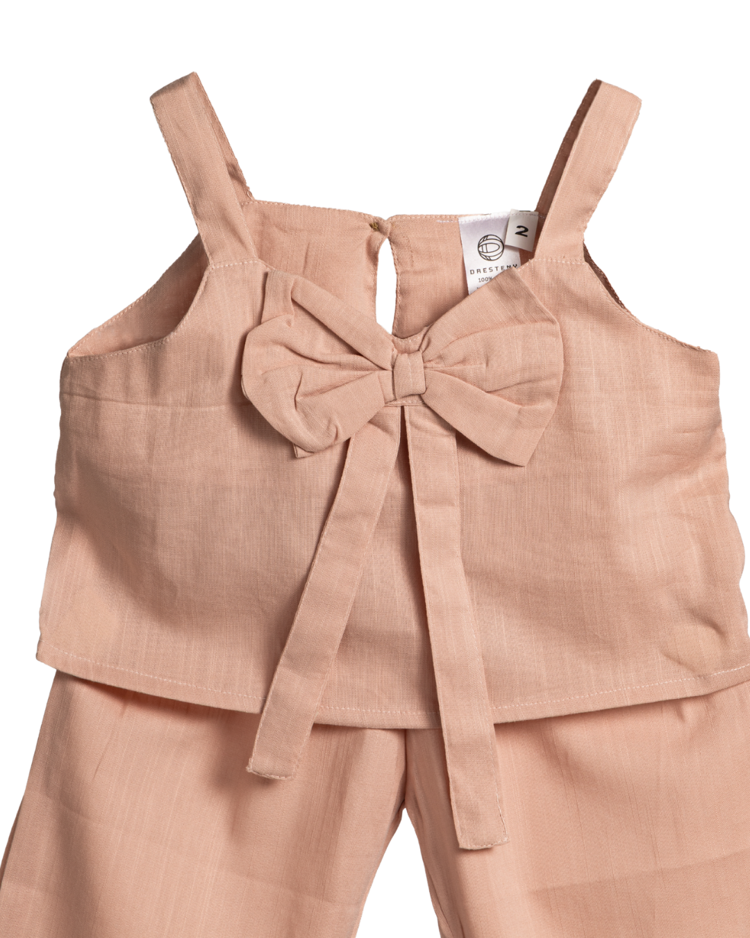 Soft Peach Cotton Co-Ord Set – Dresteny