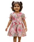 Rosalia pure cotton floral frock for girls